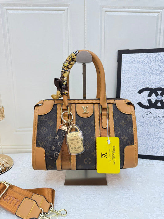 Teksturert håndveskesett med svart og fargeblokk - Multi-Purpose Metal Accent-vesker