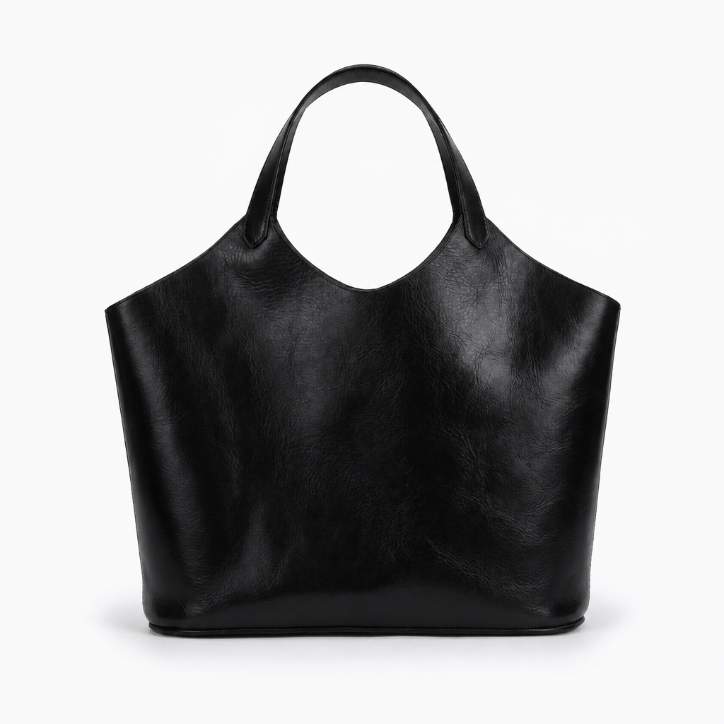 Minimal Leather Tote — Effortless Everyday Style