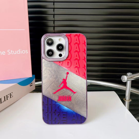Jumpman 23 Design Silver iPhone Case