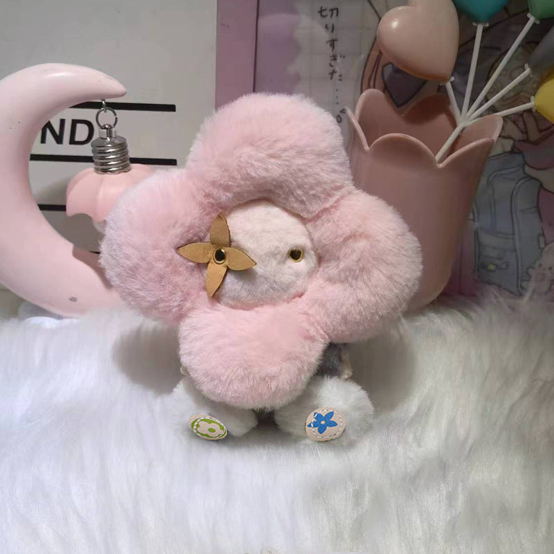 Grazioso portachiavi di peluche a forma di girasole – Ciondolo per borsa Vivian Doll per donna, auto & Decorazione dello zaino