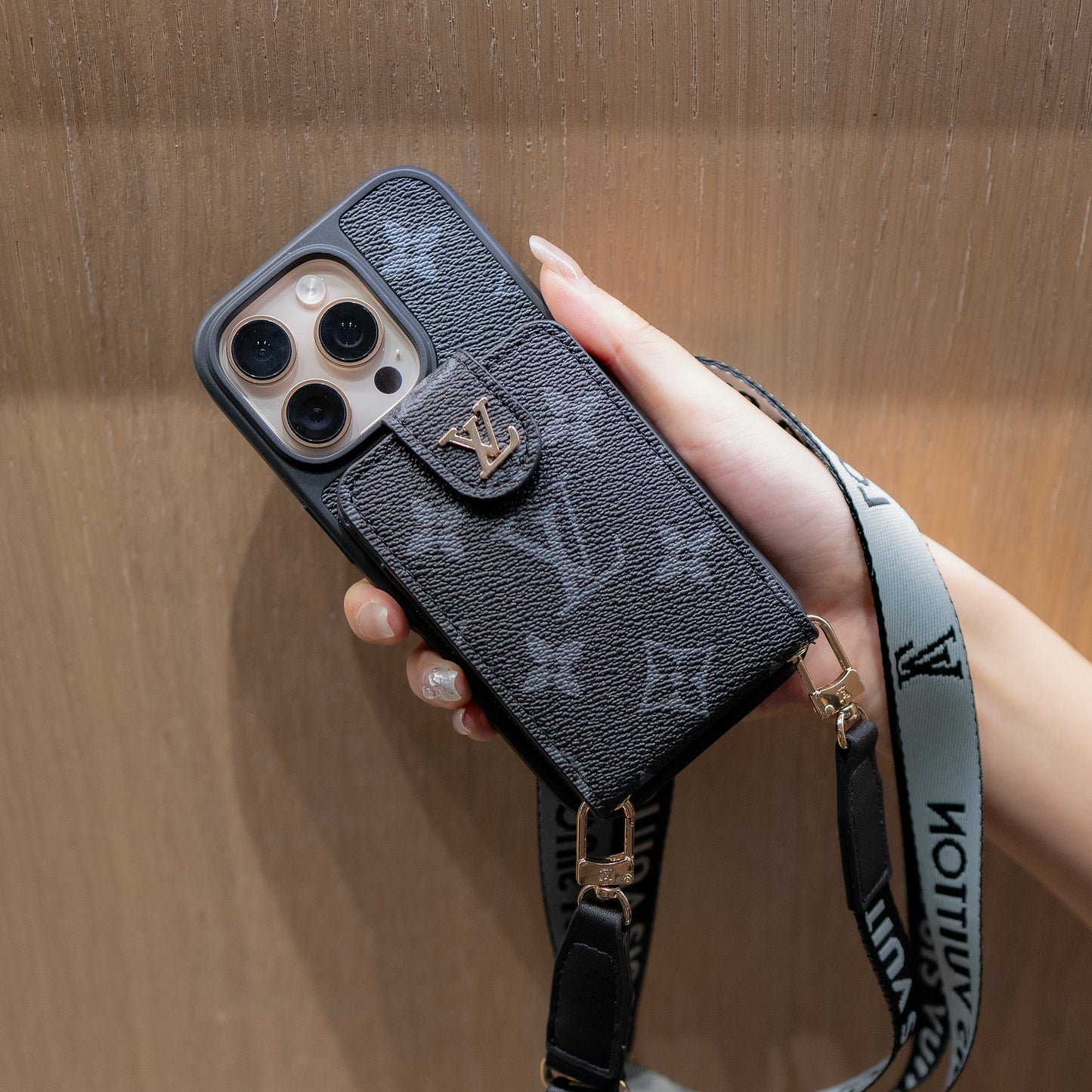 New Classic Luxury Card Holder Phone Case 010