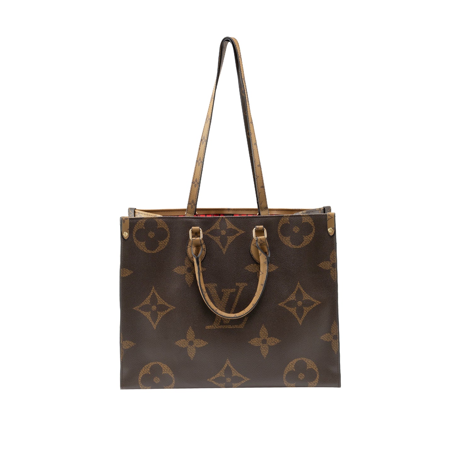 Luxe Monogram Nahkainen Kangaslaukku Käsilaukku
