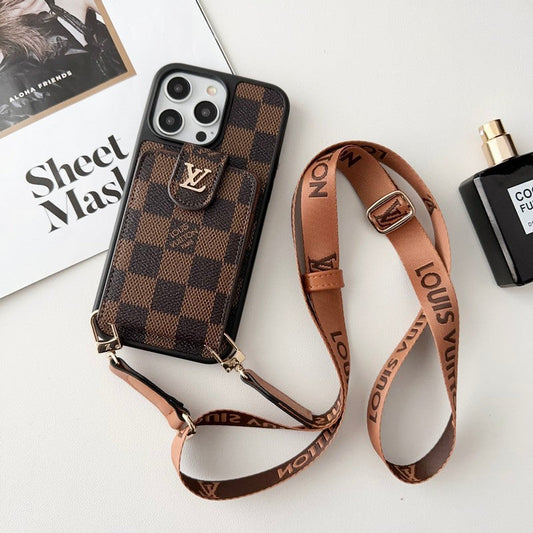 Custodia per iPhone con borsa a tracolla Lou Classic