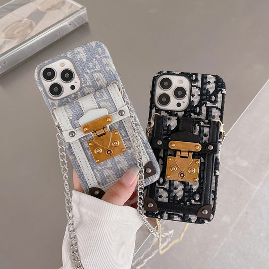 CD-korttilaukku Kangas iPhone-kotelo