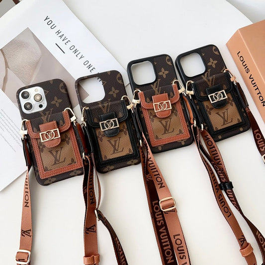 Lou Card Holder Crossbody iPhone -kotelo