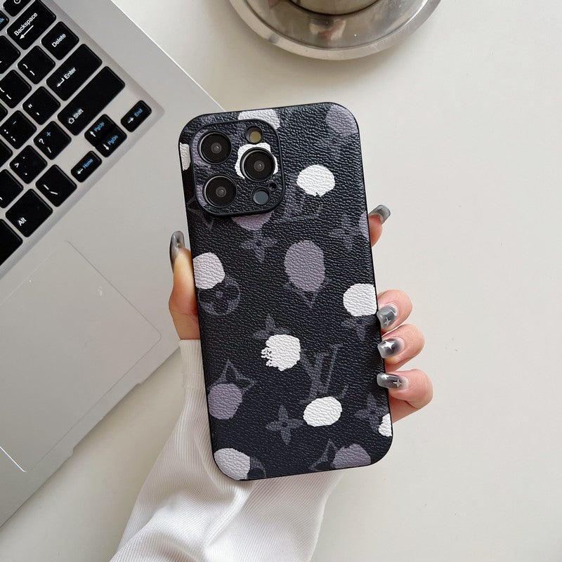 Lou Classic Color Læder iPhone etui