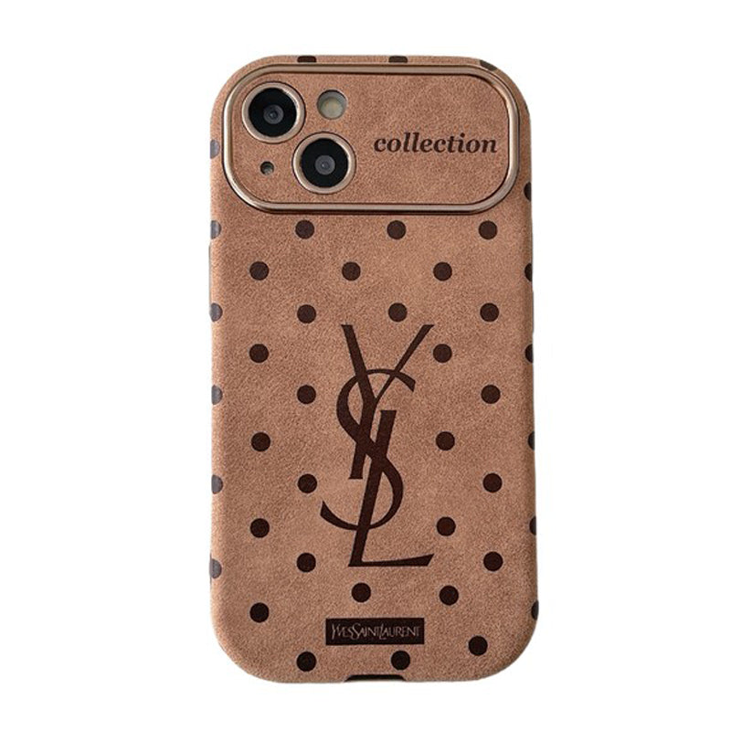 Saint Brown Leather iPhone deksel