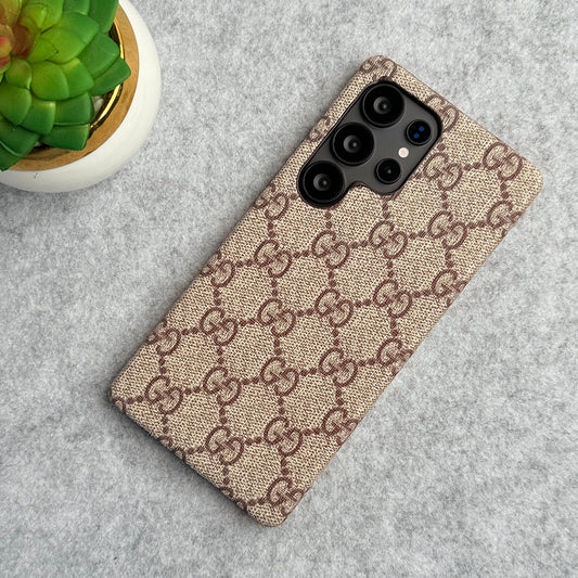 Luxury GG Patern Pu Leather Case For Samsung Galaxy