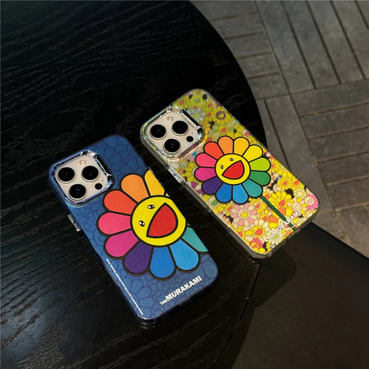 Cute Sunflower Kawaii iPhone Case
