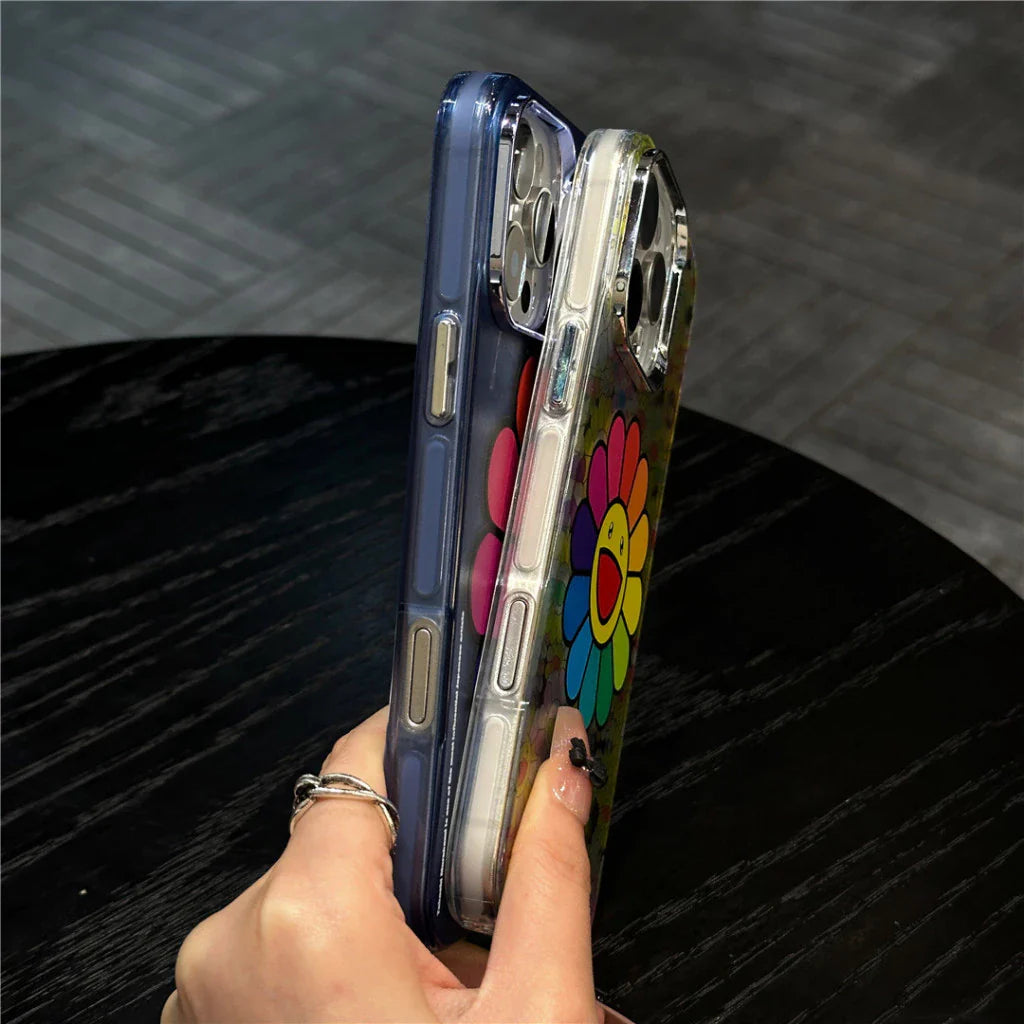 Cute Sunflower Kawaii iPhone Case