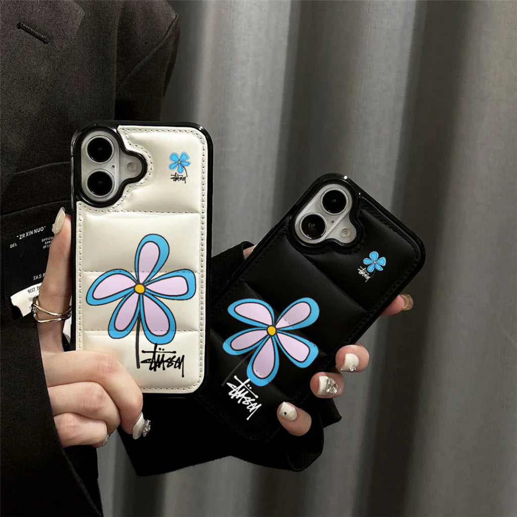 Streetwear Flower Puffer iPhone case