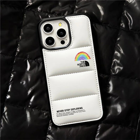 Capa para iPhone Nunca Pare de Explorar Puffer
