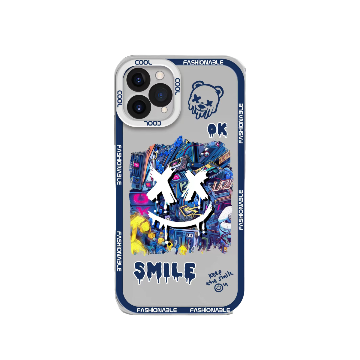 Blue Smile X Bear iPhone-kuori