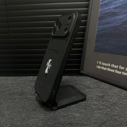 حافظة فليب جلدية فاخرة على الطراز القوطي