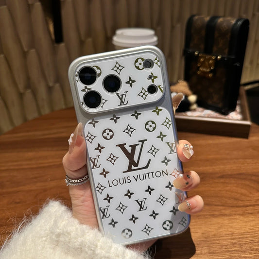Luxury Monogram Matte Case with Shock-Absorbing Soft Edges