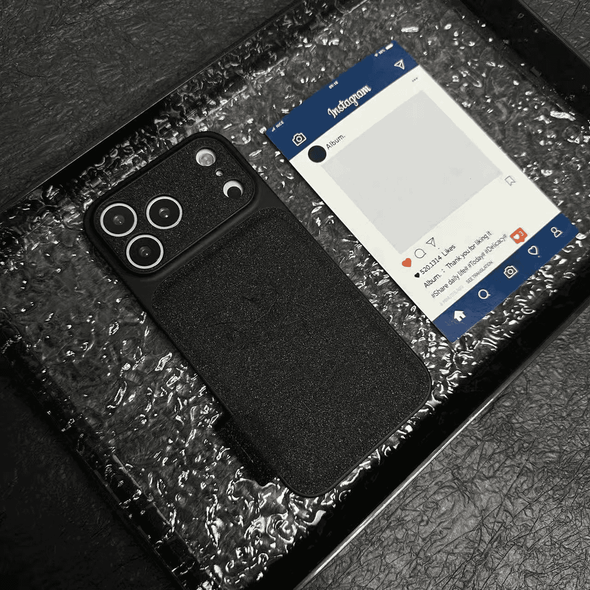 Lyxigt iPhonefodral utomhus