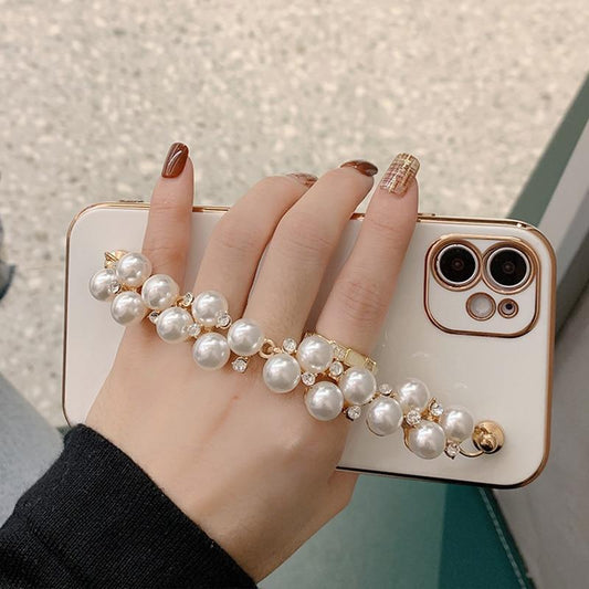 Θήκη iPhone Gloss Pearl Chain