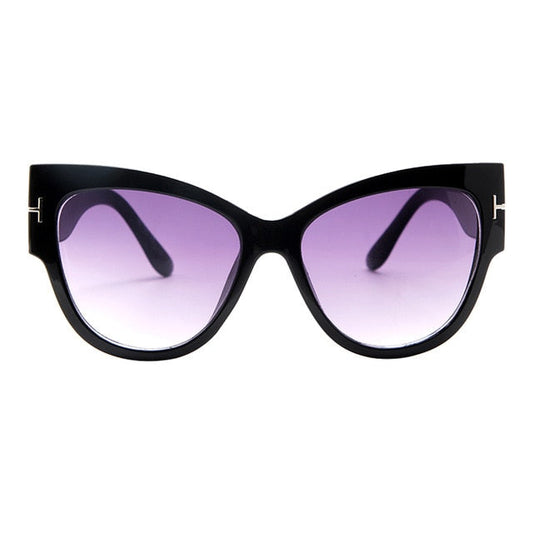 Neue Mode Marke Designer Tom Cat Eye Sonnenbrille Frauen Übergroßen Rahmen Vintage Sonnenbrille oculos de sol UV400