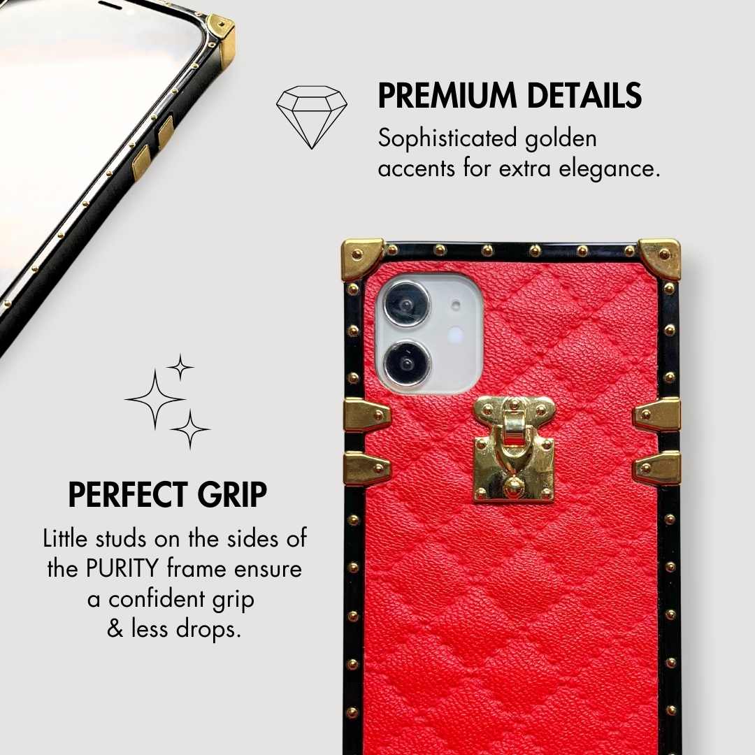 Funda Samsung "Cuero Rojo"