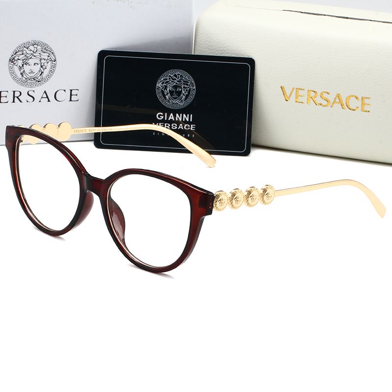 Metalowe okulary przeciwsłoneczne z ramką Medusa