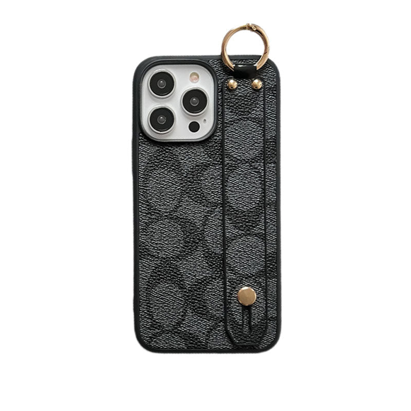 Coach iPhone -kotelo pidikkeellä Coffee-SW240330