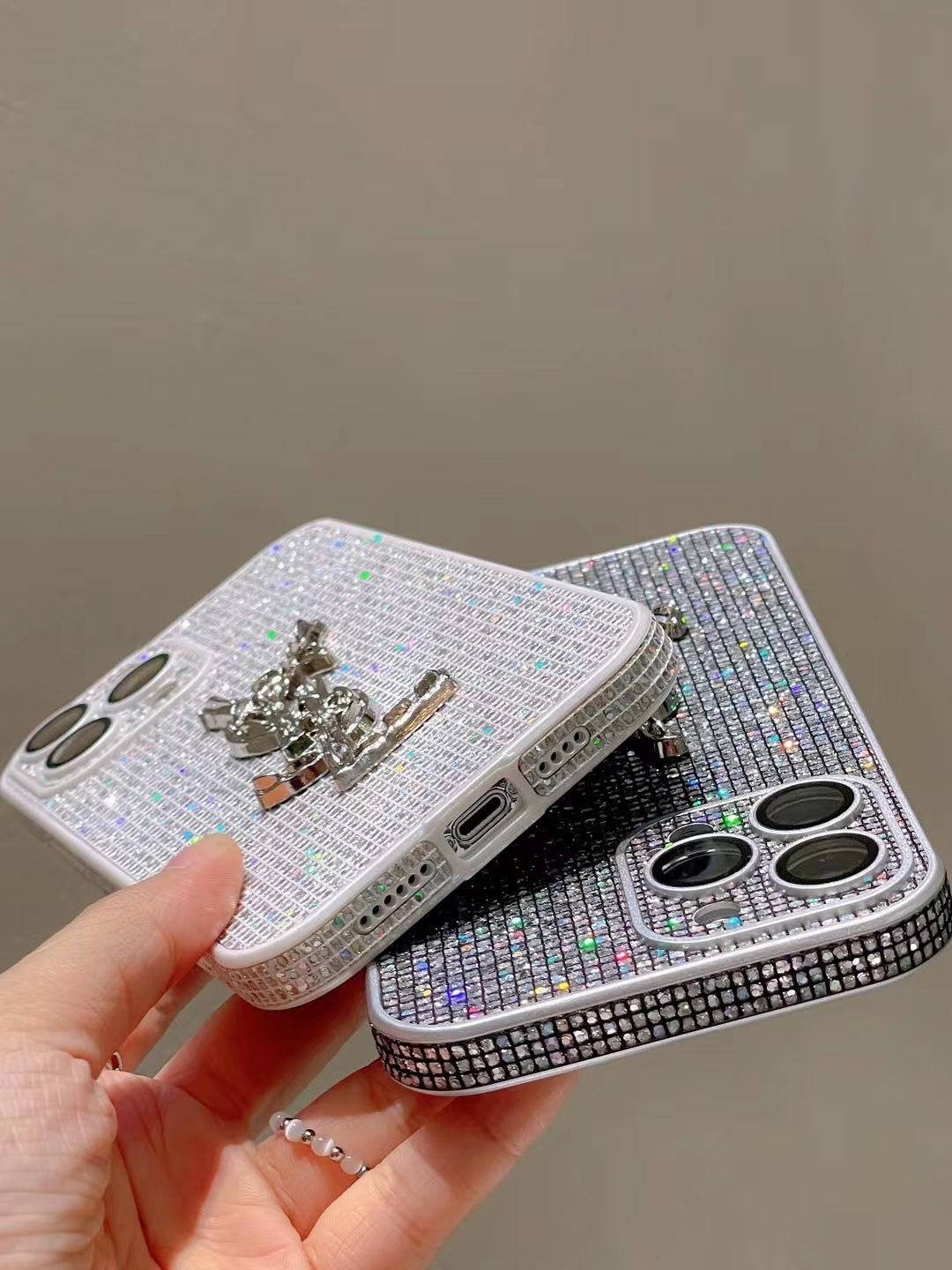 Ylelliset glitter iPhone-kuoret