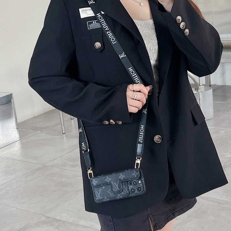 Lou Side kártyatartó Crossbody iPhone tok