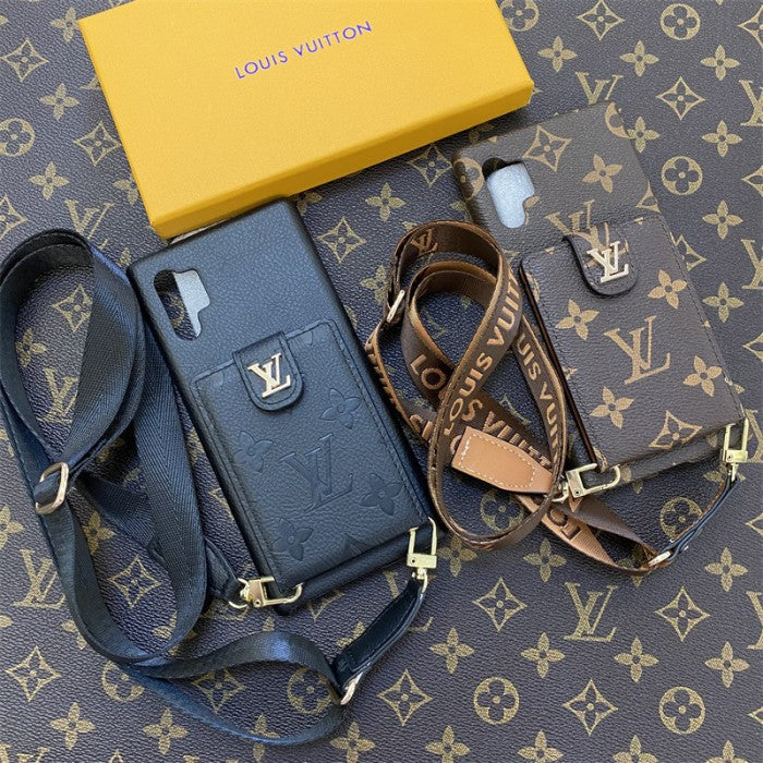 三星棕色卡錢包 Galaxy 保護殼