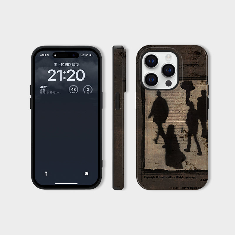 Etui na iPhone'a w stylu vintage