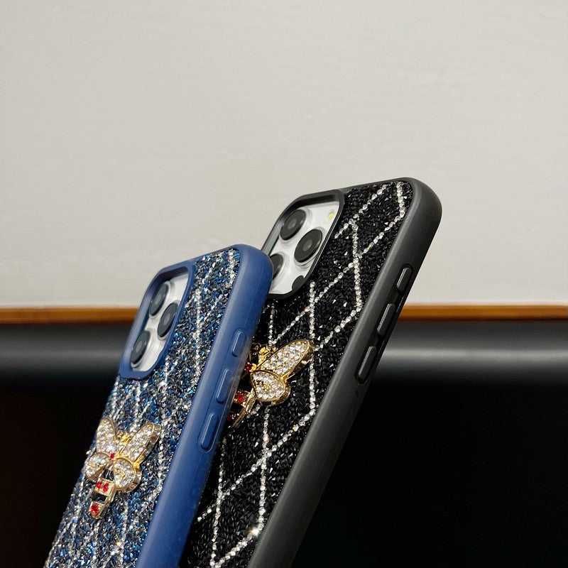 GG abeja diamante Funda y vinilo para iPhone