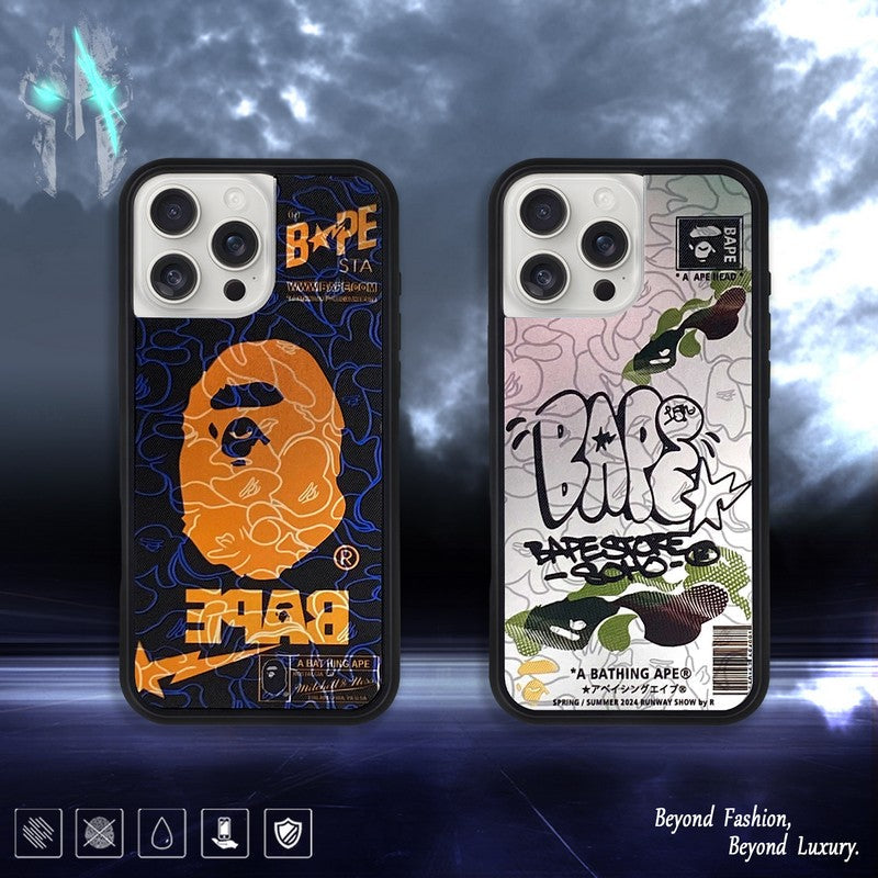 IPhone-hoesje met zwarte dekking van de aap