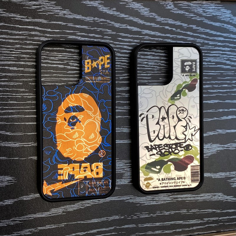 IPhone-hoesje met zwarte dekking van de aap