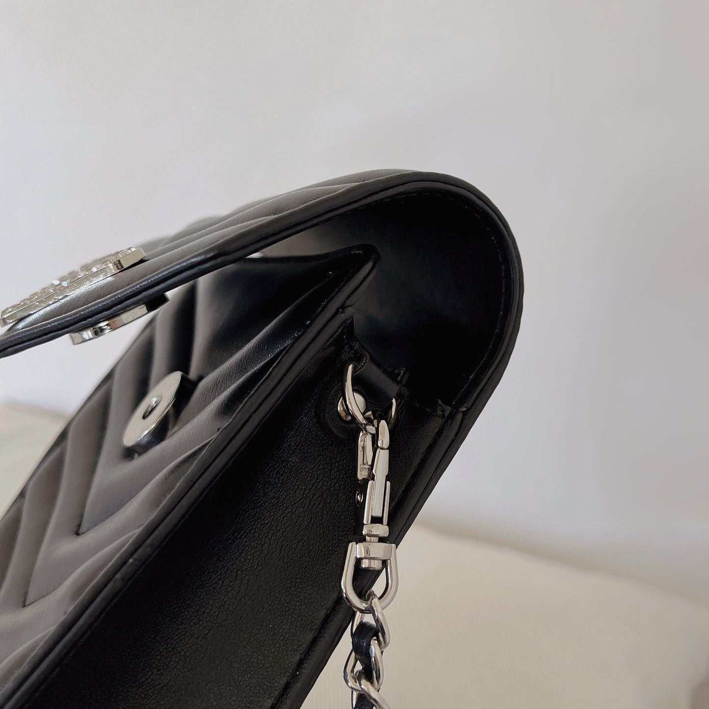 斜挎皮革手機包