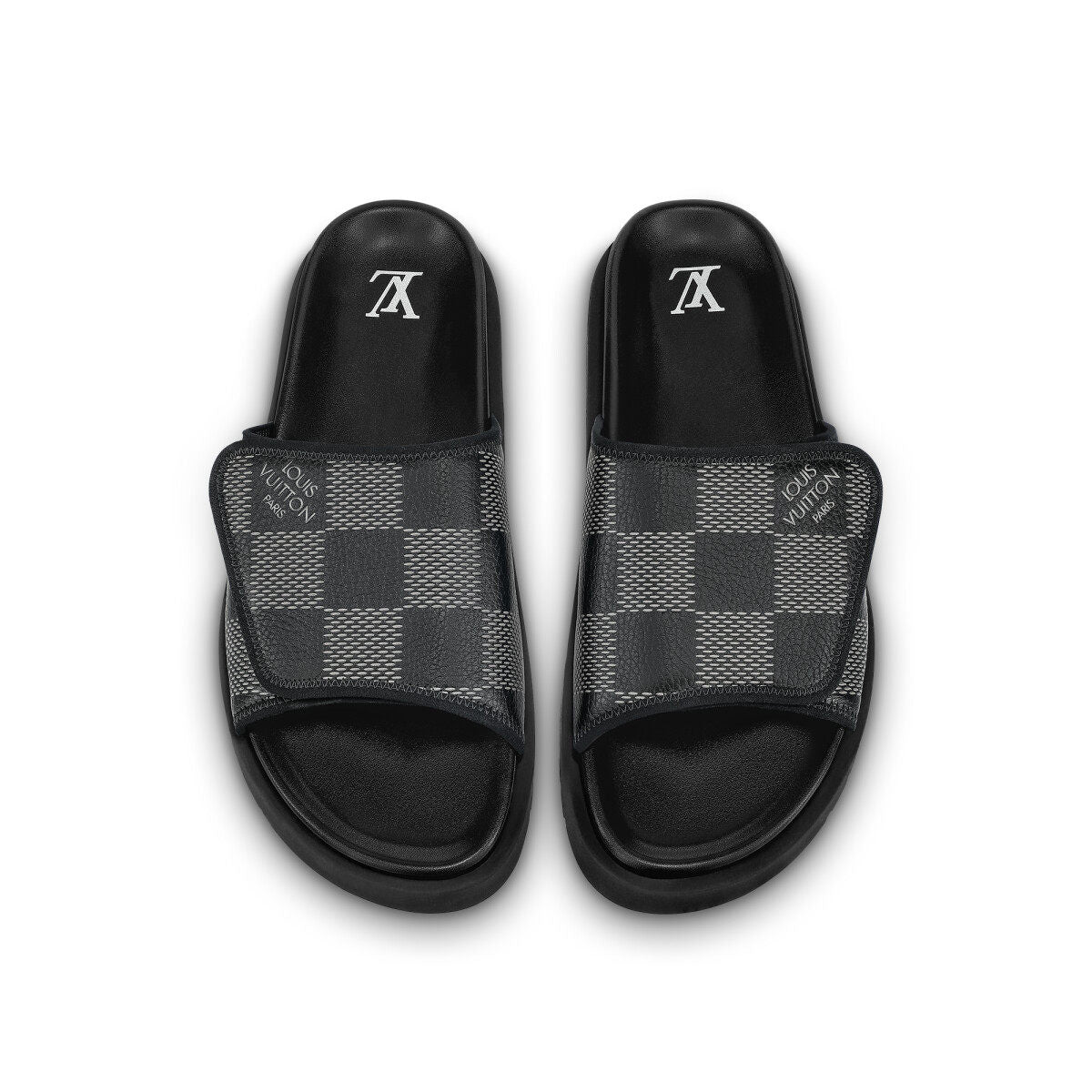 Luxury Checkerboard Slides, Perfect for Daily & Street Style
