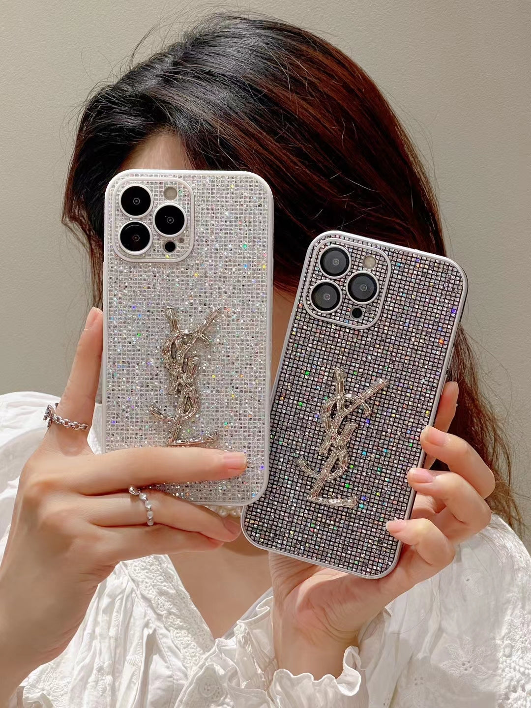 Ylelliset glitter iPhone-kuoret