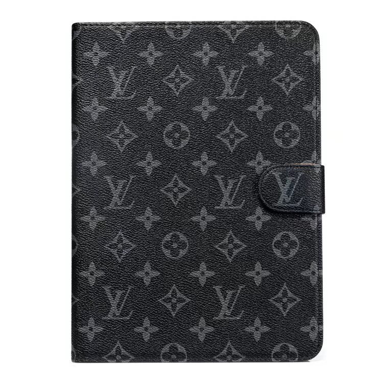 Elegáns Monogram Canvas Flip Cover Apple iPad védő bőr tok