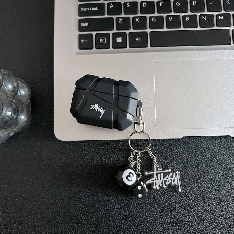 Black Logo  style charm AirPod Case