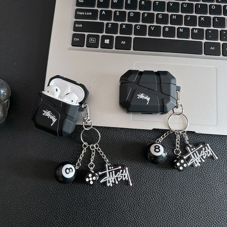 Black Logo  style charm AirPod Case