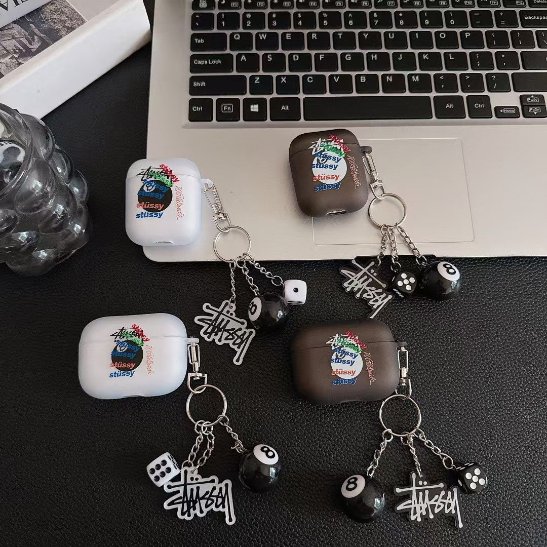 Eightball AirPod-fodral med flera logotyper