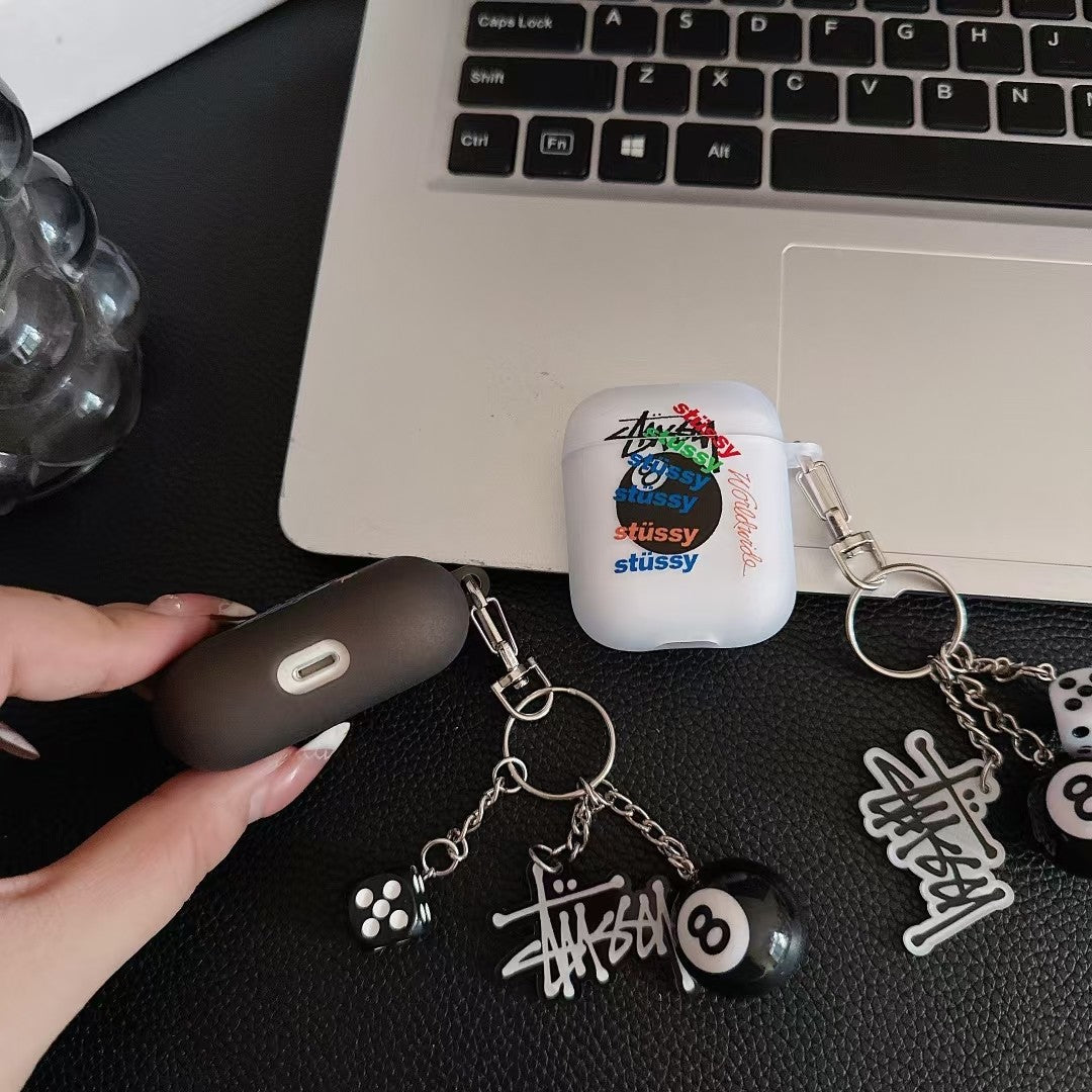 Eightball AirPod-fodral med flera logotyper