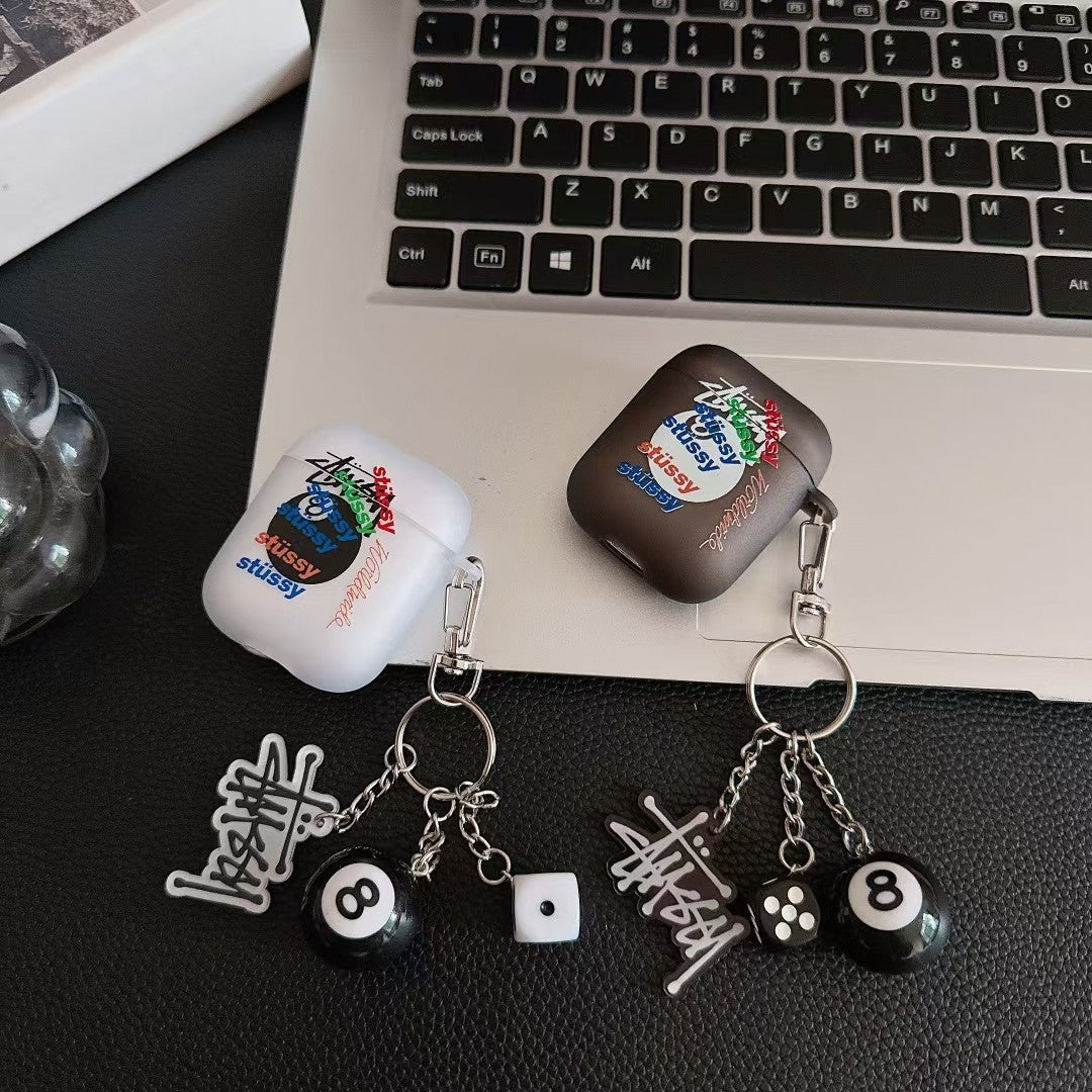 Eightball AirPod-fodral med flera logotyper