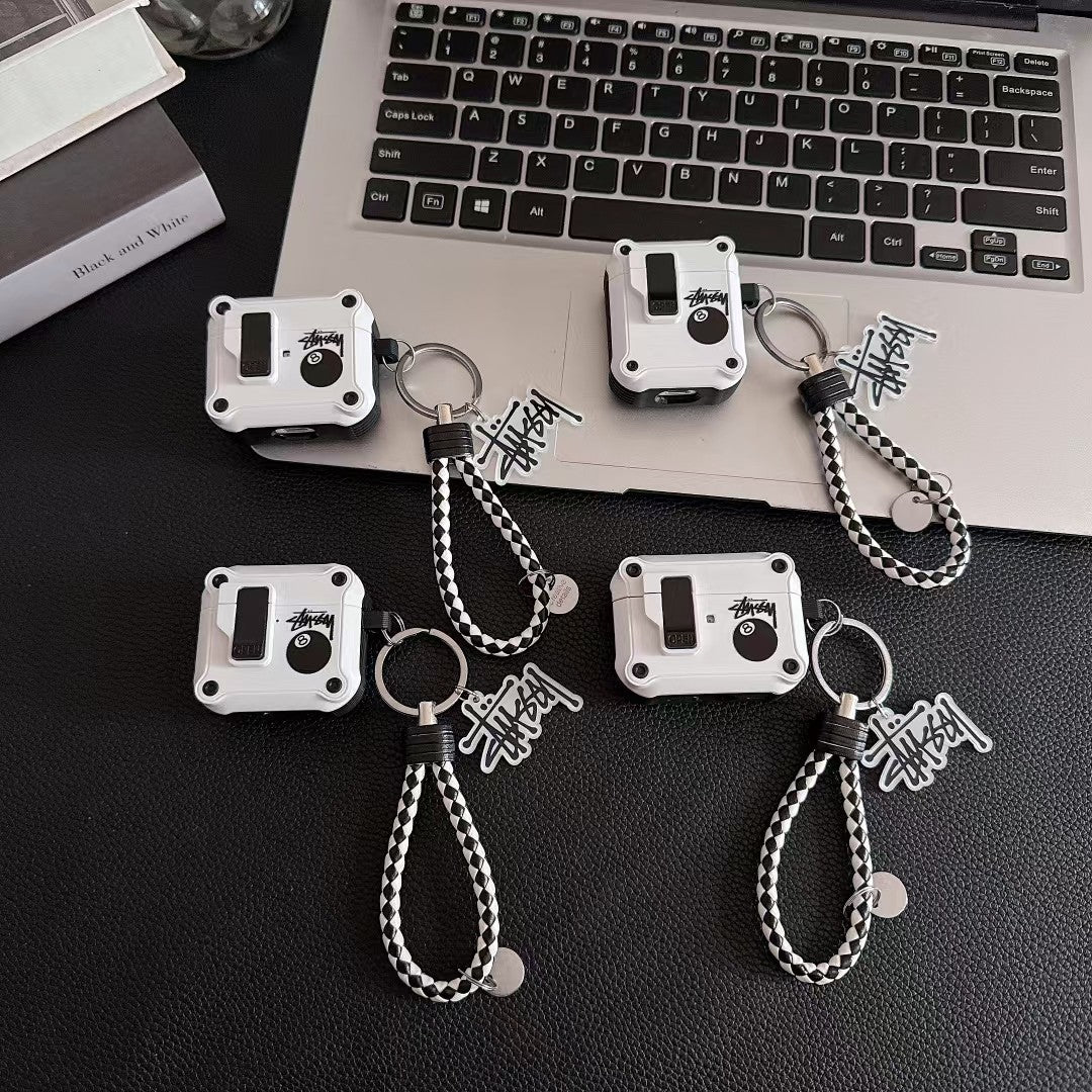 Streetwear Rugged AirPod Case with Braided Loop Strap