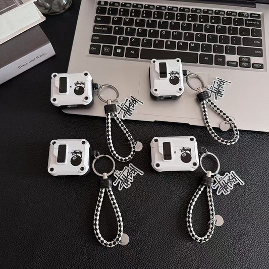 Streetwear masszív AirPod tok fonott hurkos pánttal