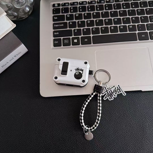 Streetwear masszív AirPod tok fonott hurkos pánttal