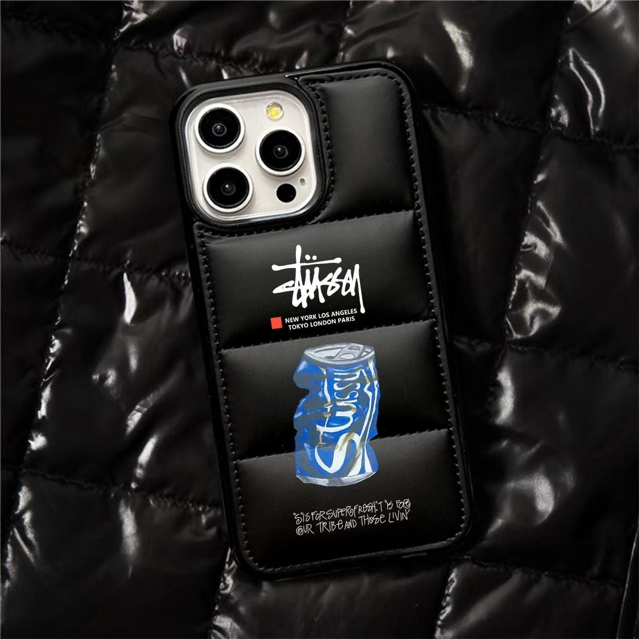 Streetwear Can Design iPhone Puffer Case