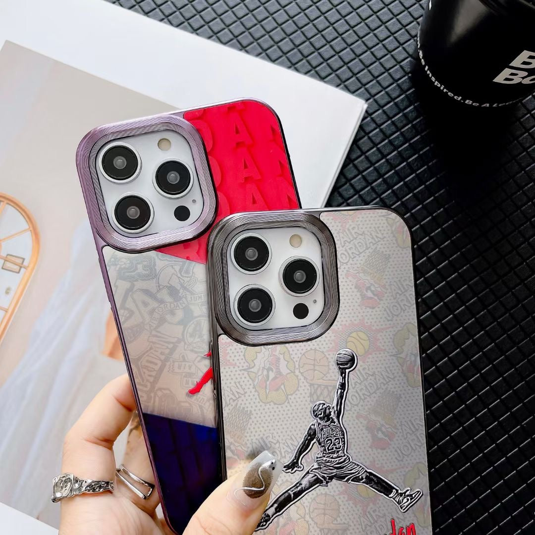 Jumpman 23 Design Silver iPhone Case