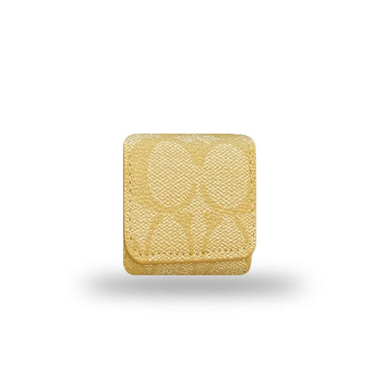 Luxus Coach AirPods tokok Coffee-YH240425