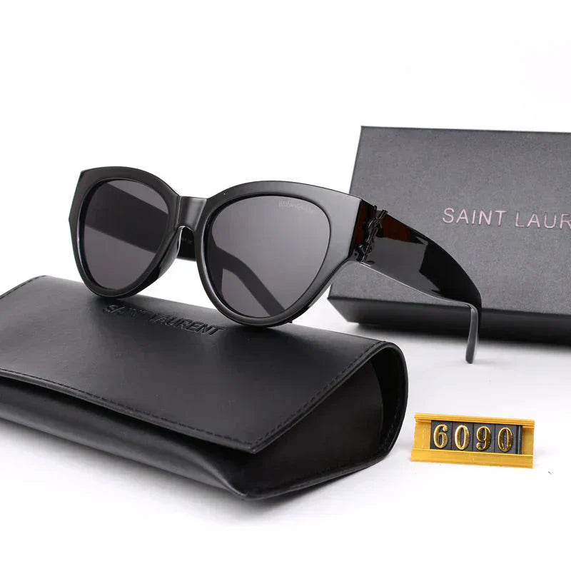 Luxe zonnebril met groot frame Y-019