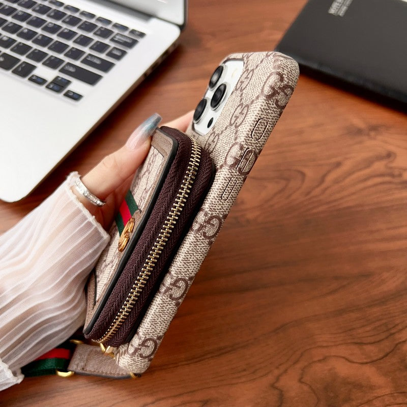 Lou GG -korttikotelon ketju iPhone-kotelo