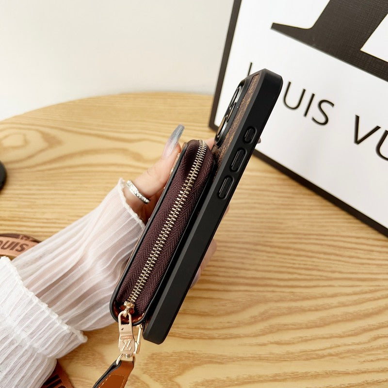 Lou GG Kartenhalter-Ketten-iPhone-Hülle